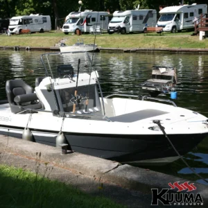 58139 kuuma gas grill motorboat rail mounted campingaz campers marina