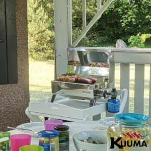 58139 kuuma portable gas grill sng160 summer grilling terrace
