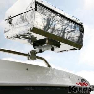 58182 kuuma grill rail mount boat gas bottle stable