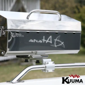 58182 kuuma grill rail mounted boat stainless closed lid