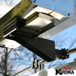 58183 kuuma black rail mount horizontal rotating fit all grills