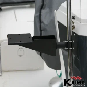 58183 kuuma black rail mount motorboat vertical angle adjust