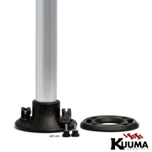 58184 kuuma grill stand set aluminum leg plastic base white background