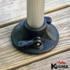 58184 kuuma stand base mounted wooden pier plastic locking
