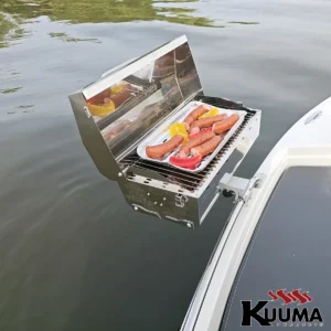 58195 kuuma grill quick release rail motorboat grilling food