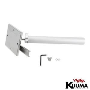 58196 kuuma adjustable grill mount 360 rotating plate aluminum tube