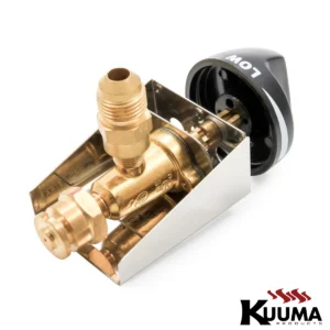 58268 kuuma sng125 low pressure valve brass black knob