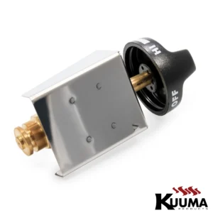 58269 kuuma 160 gas valve stainless brass flame knob