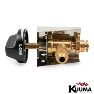 58269 kuuma 160 low pressure valve brass stainless flame knob