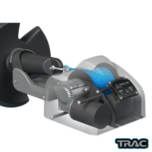 69004 trac angler 30 auto deploy installed on boat with anchor internal view