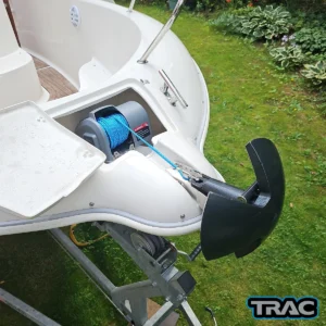 69004 trac angler 30 auto deploy installed on fishing boat closed compartment