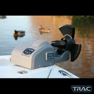 69005 trac deckboat 40 auto deploy installed on bow of fishing boat with river anchor 30 135kg
