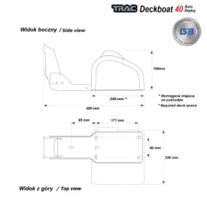 69005 trac deckboat 40 auto deploy mounting diagram
