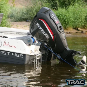 69005 trac deckboat 40 auto deploy recreational boat electric winch mounted on stern anchoring
