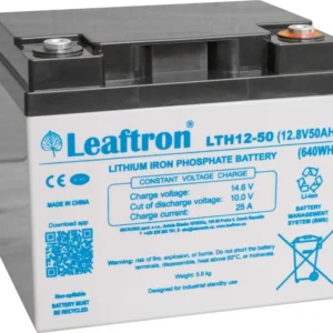 Akumulator litowy Leaftron LTH12-50 12V 50Ah LiFePO4