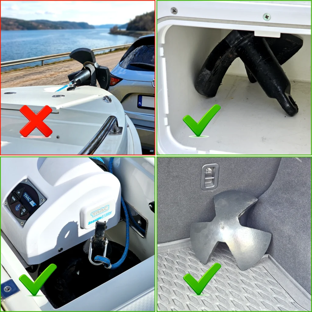 Grafika jak przewozic jak nie przewozic kotwice porownanie detal