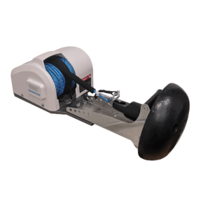 Rolka kotwiczna nierdzewna RKP305 Kotwica grzybek 25 profil prawy biale tlo