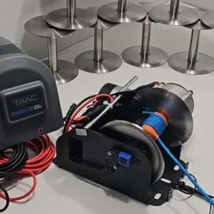 Szpula stal nierdzewna zamontowana ASM105 trac angler 30