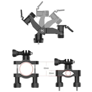 X67K Bar Handle Bar Mount TYPE K for smartphone handrail 35mm 63mm