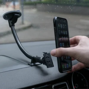 armor x x93k flexi arm suction cup mount car installation on windshield