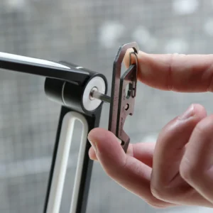 edc 6n1 armor x carabiner 6 in 1 multi tool carabiner box cutter bottle opener wrench ruler carabiner and flathead screwdriver tools wrench