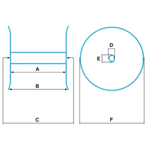 metalowa szpula elektryczne windy kotiwczne schemat wymiary ASM105