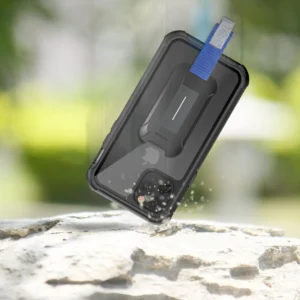 mx iphxi bk iphone xi armor x armorx ip68 waterproof shockproof rugged case cases cover with carabiner 2