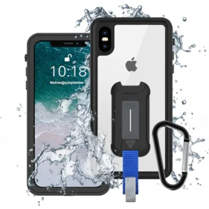 mx iphxm bk iphone xs max 6.5 armor x armorx ip68 waterproof shockproof rugged case cases cover with carabiner 3 3