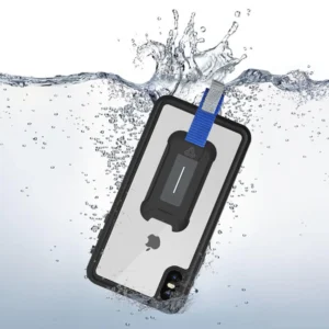 mx iphxm bk iphone xs max 6.5 armor x armorx ip68 waterproof shockproof rugged case cases cover with carabiner 9