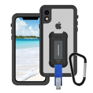mx iphxr bk iphone xr ten 6.1 2018 armor x armorx ip68 waterproof shockproof rugged case cases cover with carabiner 1