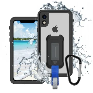 mx iphxr bk iphone xr ten 6.1 2018 armor x armorx ip68 waterproof shockproof rugged case cases cover with carabiner 1 3