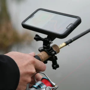 x20k armor x iphone fishing rod mount for smartphone fishfinder