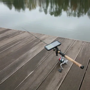 x20k armor x iphone fishing rod mount for smartphone fishfinder water side