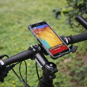 x22k armor x bicykle mount for smartphone smartphone installed