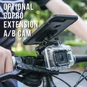 x24k armor x iphone bike computer galaxy cycling mount holder gps navigation bicycle installed with gopro camera
