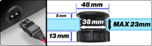 69441 Złącze Montaż flush mount CLO2