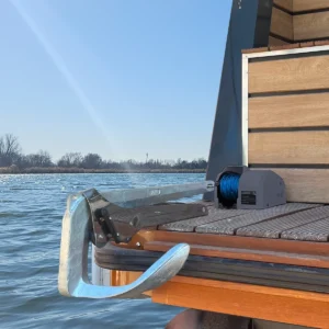 Rolka kotwiczna nierdzewna uchylna trac 69062 kotwica bruce na housebocie