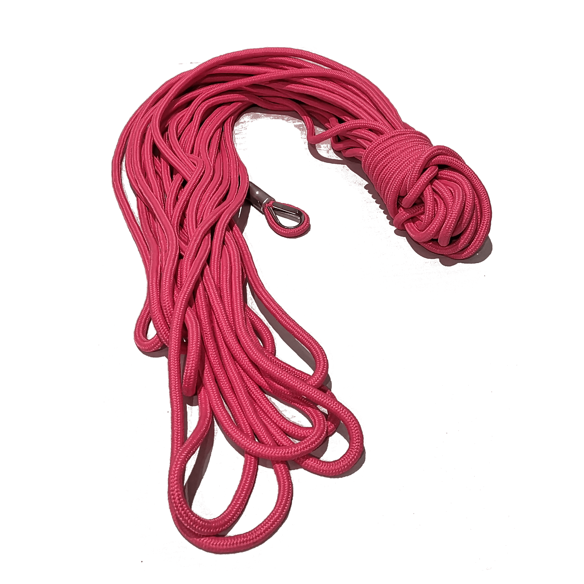 Lina z ołowiem, 12 mm x 30 m – Różowa FLUO