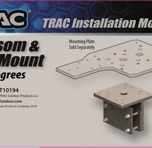 Side/ transom mount 90° - for winches or TRAC crane