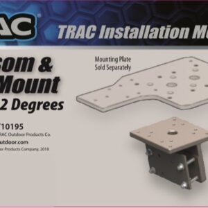 12° board/ transom mount - for winches or TRAC crane