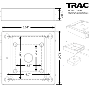 Quick coupling - for winches or TRAC crane