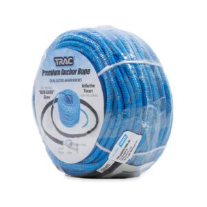 TRAC anchor windlass rope, 5mm x 30m with shackle