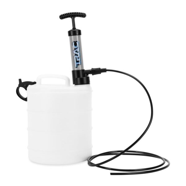 Oil extractor with 7L tank.