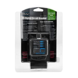 Cyfrowy wyłącznik zwarciowy z wyświetlaczem – 12V, 10-25 Amp