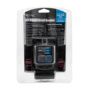 Cyfrowy wyłącznik zwarciowy z wyświetlaczem – 12V, 30-60 Amp
