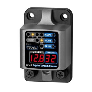 Cyfrowy wyłącznik zwarciowy z wyświetlaczem – 12V, 30-60 Amp