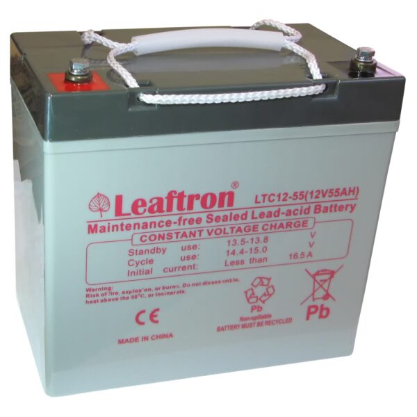 Akumulator Leaftron LTC12-55 (12V-55Ah)