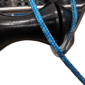 Stainless steel tilt anchor roller - polished