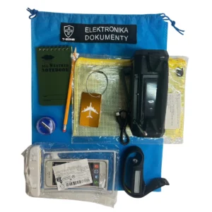 Plecak ewakuacyjny rcb zawartość elektronika i dokumenty