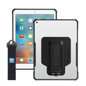 dxt ipad n3 armor x ipad 10 2 2019 mountable heavy duty shockproof case with hand strap and kick stand 10